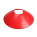 Soccer training disc 12PC Marker Discs Football Soccer Rugby Round Cones Sports Equipment for Fitness Training (Red)