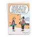 Hilarious Birthday Greeting Card with 5 x 7 Inch Envelope - Yoga Mat - Women with Yoga Mats in Front of Gym