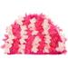 Swim caps for women Swimming Hat for Women Flower Petals Shower Hat Retro Bath Hat Decorative Swimming Hat