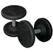 York Barbell Rubber Pro Style Dumbbell - 15 lbs
