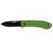 KA-BAR 3 in. Hunter Folder Blade Kelly Green Zytel Handle