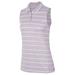 Nike Dri Fit Sleeveless Stripe OLC Golf Polo 2019 Women Lilac Mist Large