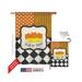 Breeze Decor 12056 Halloween Trick or Treat 2-Sided Vertical Impression House Flag - 28 x 40 in.