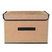 CyanOak Foldable Storage Boxes With Lids Fabric Washable Crate Storage With Lids