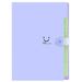 Extended folder letter size cute folder files folder organizer with labels archive products - purple