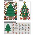 Christmas Stickers Christmas Party Games For Kids Make Your Own Christmas Stickers DIY Christmas Santa Snowman Face Sticker Xmas Party Favors For Class