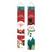 Christmas Couplet Holiday Party Porch Flags Decorative Pendant Curtain Banner Christmas Couplet