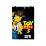 Custom MOC Same as Major Brands! Toy Story 3 LEGO Movie Wall Art POSTER ONLY