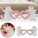 Valentine s Set 2 Resin 4 Collectable Cherub Figurines With Rose Heart Home Decoration Gift Adorable Angel Sculpture Artistic Inspirational Gifts Indoor Outdoor Home Garden Shelf Decor