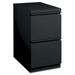 Lorell Mobile Pedestal - Black - 15 in. x 22.88 in. x 27.75 in.