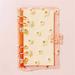 A5 A6 PVC Transparent Daisy Notebook Binder 6 Hole Loose Leaf Ring Literary Binder Shell Notebook Cover Binder File Folder Journal Binder PINK A6