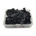 Elegant and Creative: Black Wood Push Pins for Office and Home DÃ©cor - Easy to Install and Use - 200PCS