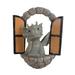 Spftem Home Decor Courtyard Dragon Sculpture Dragon Statue Home Decor Resin Fairy Door Garden Fairy House Garden Ornament For Trees Decoration Garden Ornament