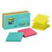 Post-it Super Sticky Pop-up Notes 3x3 in 10 Pads 2x the Sticking Power Miami Collection Neon Colors (Orange Pink Blue Green) Recyclable (R330-10SSMIA)