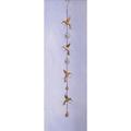 Ancient Graffiti Decorative Hanging Chain Hummingbirds