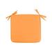 Seat Cushion Square Strap Garden Chair Pads Seat Cushion for Outdoor Bistros Stool Patio Dining Room Polyester Orange