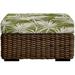 Indoor Outdoor Single Foam Ottoman Cushion (23 X 20 X 4 Cabrillo Tropic Green)