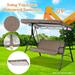 Wozhidaoke Patio Furniture Patio Umbrella Outdoor Courtyard Swing Ceiling Cover Awning Rain Cover Replacement Cloth Pergola Shade Cover