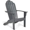 Adirondack Chair Acacia Wood Outdoor Chairs With 350 Lbs Weight Capacity Weather Resistant Lounge Armchair For Yard Patio Garden Poolside Balcony Deck Chairs Gray