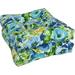 Outdoor 19-inch Square Chair Cushion 19 x 19 Lesandra Sunblue 2 Count