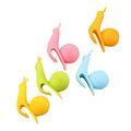 Sanwood 5Pcs Tea Bag Holder Cute Snail Shape Soft Silicone Cup Mug Hanging Tool Gift Kitchen Tool