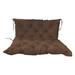 Hammock Chair Swing Seat Cushion Chair Back Cushions Pad Non Slip Bench Reliable Brown and M