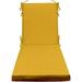 RSH DÃ©cor Indoor Outdoor Foam Chaise Lounge Chair Replacement Cushion Choose Color (Yellow)