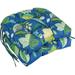 16-Inch Outdoor Rounded Back Chair Cushion 16 X 16 Skyworks Caribbean 2 Count