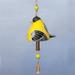 Zedker Bird Song Bell Resin Handicraft Wind Chime Pendant Wind Chimes for Outside Memorial Wind Chimes for Garden Patio and Home