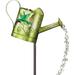 Hummingbird Watering Can Solar Stake Outdoor Garden 12 x 4 x 35 Inch