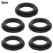 Replacement 11412 Pool L-Shape O-Ring for Sand Filter Pump Motor for Intex (Black)5 Pcs