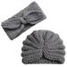 JDEFEG Beach Stuff for Babies Turban Cap Knitted Hair Headwear Boy Sets Hat Baby Band Girl Baby Care 7Th Generation Baby Products G One Size