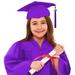 Little Girl Boy Unisex Kindergarten Tassel Sash Graduation Size Child Cap Set Graduation Gown Preschool Tops Tees Shirts Size 30 Purple