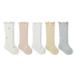 Esaierr Newborn Baby Long Socks Toddler Girls Spring Summer Thin Breathable Socks Girls Anti-Mosquito Socks for Girls 0M-3Y