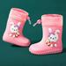 Childrenâ€˜s Rain Boots Wholesale Baby Waterproof Shoes Soft One-piece Molding No Peculiar Smell Children Rain Boots