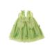 TOPGOD Toddler Baby Girl Summer Tulle Dress Sleeveless 3D Butterfly Wing Sleeveless A-Line Beach Wedding Party Dress