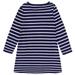 Efsteb Infant Toddler Girls Dresses Cute Cartoon Striped Embroidered Dress Casual Round Neck Long Sleeve Long Sleeve Dress T Shirt For Girls Kids Navy 6 Years