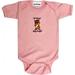 Lil Cub Hub 5CSSOGBP-612 Pink Short Sleeve One Piece - Girl Bear- 6-12 months