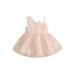 Sunisery Baby Girls Dress One Shoulder Bow Front Lace Floral Tutu Dresses Princess Gown