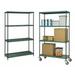 Focus Foodservice 21 in. x 42 in. FPS-Plus vented polymer shelf - Green