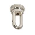 B&P LampÂ® Solid Brass Quick Screw Collar Loop For 1-13/32 Inch Center Hole Canopies 3/8IP Polished Nickel