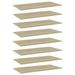 moobody 8 Piece Bookshelf Boards Engineered Wood Replacement Panels Display Stand Shelves for Bookcase Storage Cabinet Shelf Unit 31.5 x 7.9 x 0.6 Inches (W x D x H)