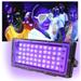 Wozhidaoke Led Lights Room Decor 50W Led Uv Floodlight Waterproof Outdoor Black Light Lamp Party Stage Garden Party Favors