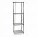 Choice Zoro 2KPD7 18 x 85 x 36 in. 800 lbs Wire Shelving Unit Silver