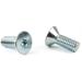 M3-0.5 x 5 mm Machine Screws / Six-Lobe (TorxÃ‚Â®) / Flat Head (90 Deg.) / Steel / Zinc / ISO14581 - 10000 Piece Carton