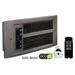 King Electric Px Eco 208V 1750W Smart Wall Heater Satin Nickel