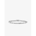 Michael Kors Precious Metal-Plated Sterling Silver Cubic Zirconia Tennis Bracelet Silver One Size