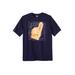 Men's Big & Tall Sports Graphic Tee by KingSize in Foam Finger (Size 4XL)