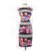 Vince Camuto Casual Dress: Pink Floral Motif Dresses - Women's Size 2