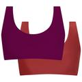INASKA - Women's Top Pure - Bikini-Top Gr XS lila/rot